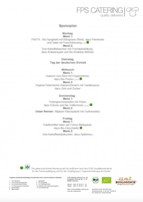 Fps Catering Frankfurt Am Main Speiseplane