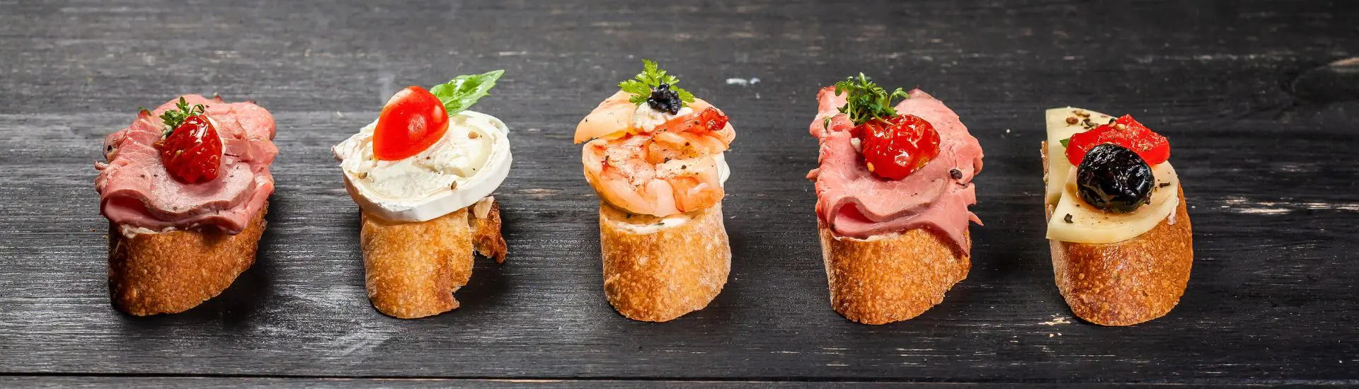 canapes verschiedene varianten fps catering