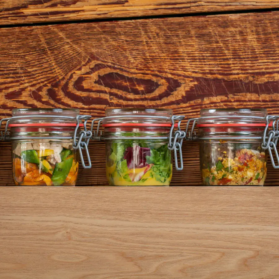 salat im buegelglas fps catering