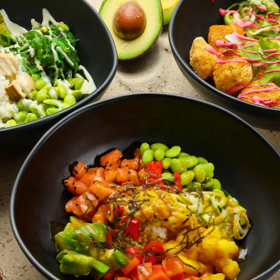 event poke in bowl fps catering